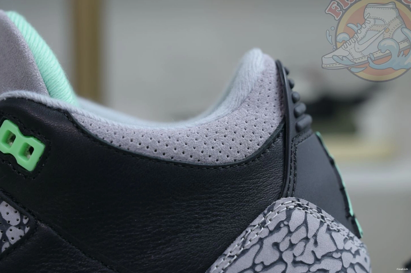 Green Jordan Glow 3 Air 0726